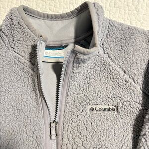 Columbia Light Gray Fleece Jacket